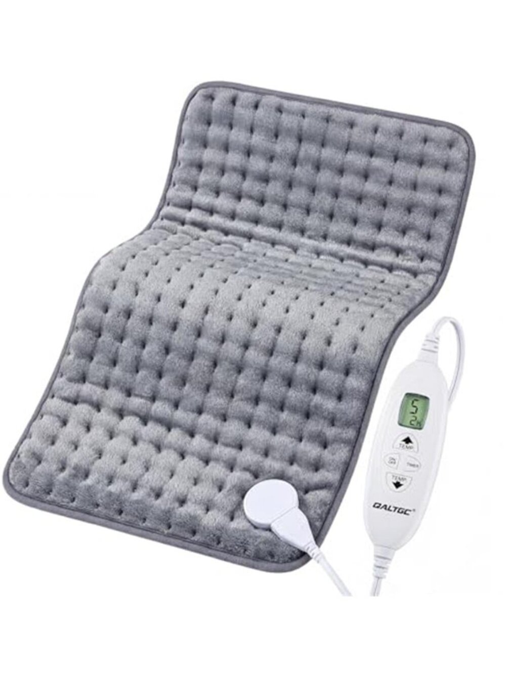 Electric Heated Blanket Flannel Dual Control Temperature Timer Safety Washable